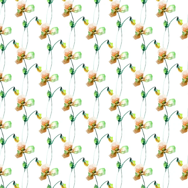로맨틱 꽃으로 완벽 한 패턴 — 스톡 사진