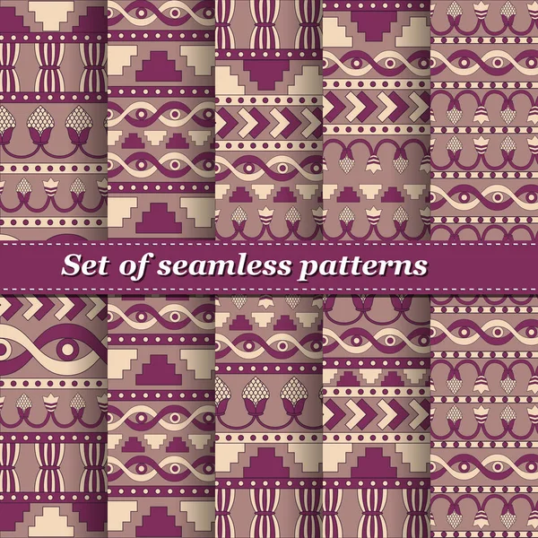 Ethnic seamless pattern — Stock Vector