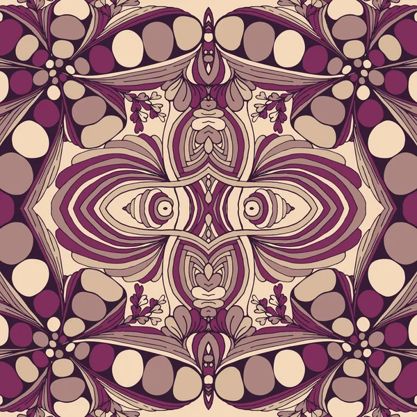 Motif avec motif floral violet — Image vectorielle