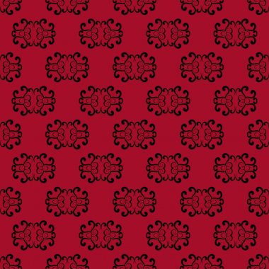 Kırmızı Dikişsiz desen arka plan.