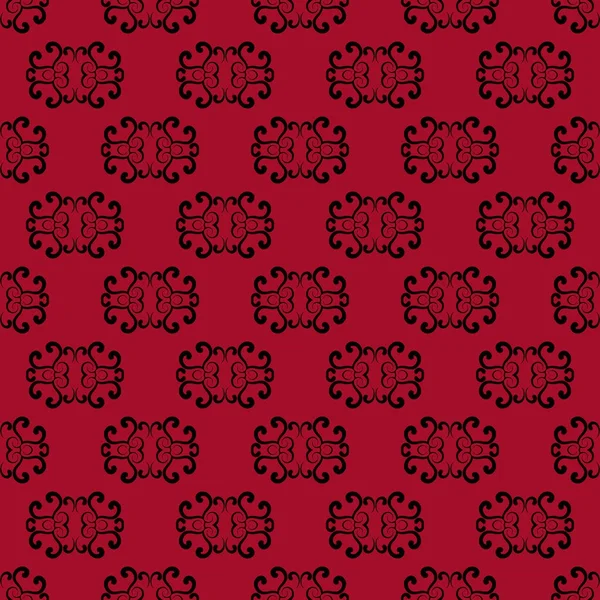 Rouge fond de motif sans couture . — Image vectorielle