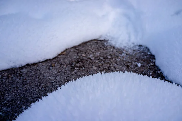 Κοντινό Πλάνο Του Χειμώνα Κατεψυγμένα Πάγου Φόντο Φυσική Διακόσμηση Δέντρο — Φωτογραφία Αρχείου