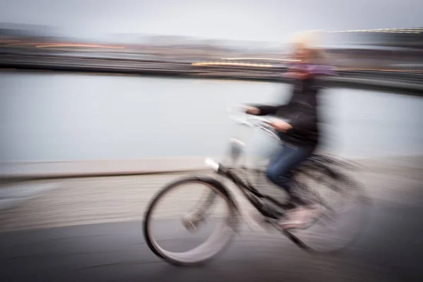 Hora Tarde Gente Movimiento — Foto de Stock