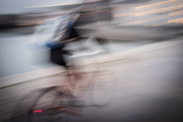 Feierabendverkehr Und Menschen Bewegung — Stockfoto