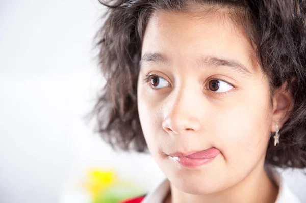 Happy Girl Close — Stock Photo, Image