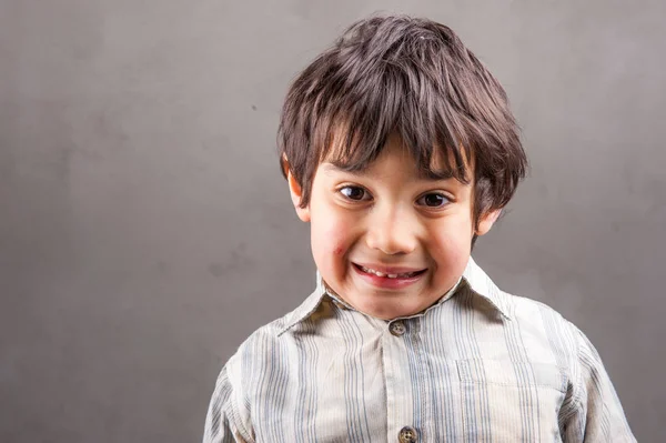 Boos Jongen Close — Stockfoto