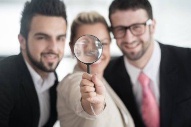 İş adamları ve yöneticiler için çalışma ofisi