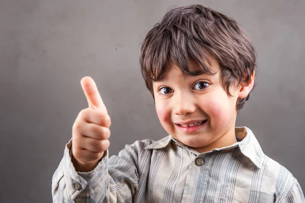 Angry Boy Close — Stock Photo, Image