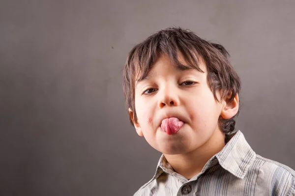 Ragazzo Arrabbiato Vicino — Foto Stock