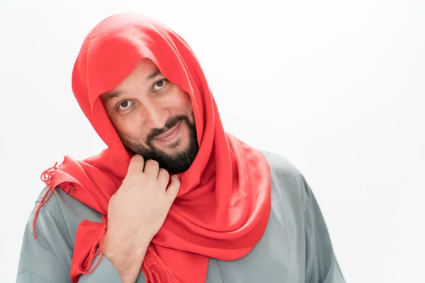 머리에 스카프를 이슬람 — 스톡 사진