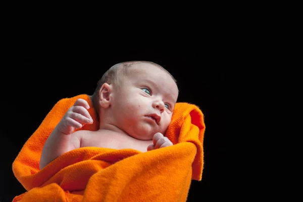 Neugeborener Junge Aus Nächster Nähe — Stockfoto