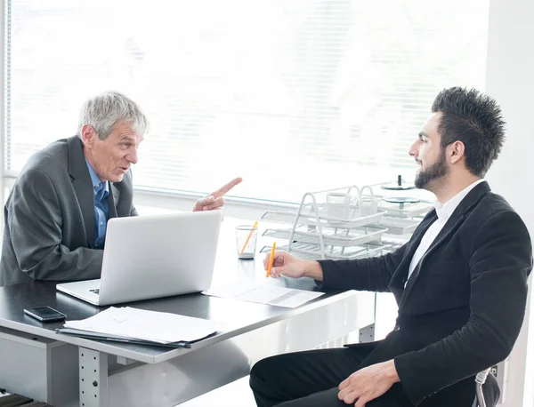 Job Interview Voor Nieuwe Zakenmensen Leidinggevenden — Stockfoto