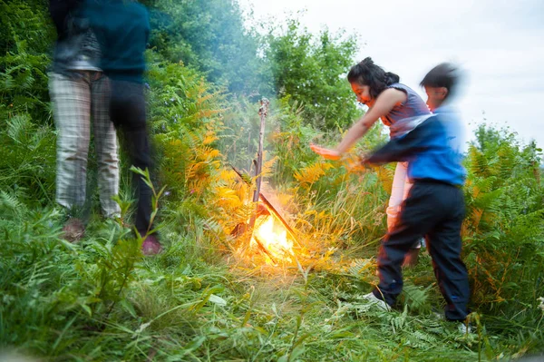 Gelukkige Kinderen Genieten Van Reis — Stockfoto