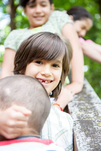 Happy Boy Enjoying Trip — Stock Photo, Image