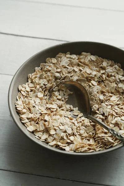Delicious oats in bowl