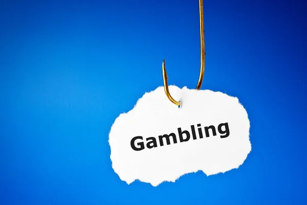 Uzależniony od hazardu koncepcja — Zdjęcie stockowe