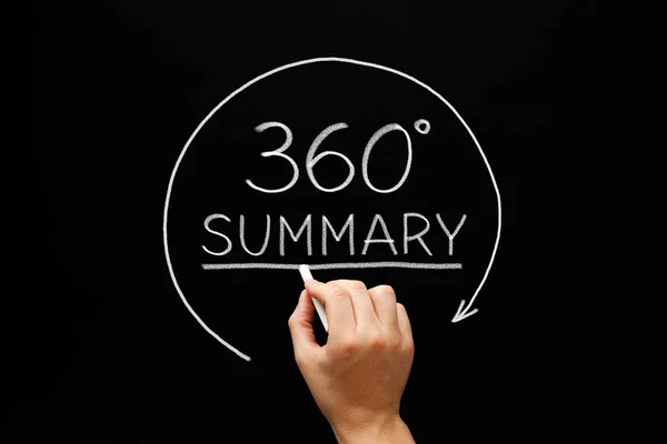 Summary 360 Degrees Concept — Stock Photo, Image