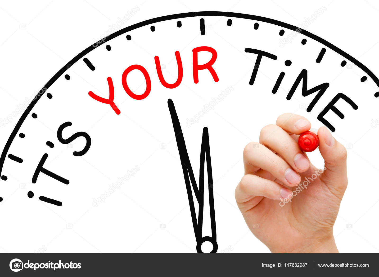 It Is Your Time Clock Concept Stock Photo by ©ivelin 147632987