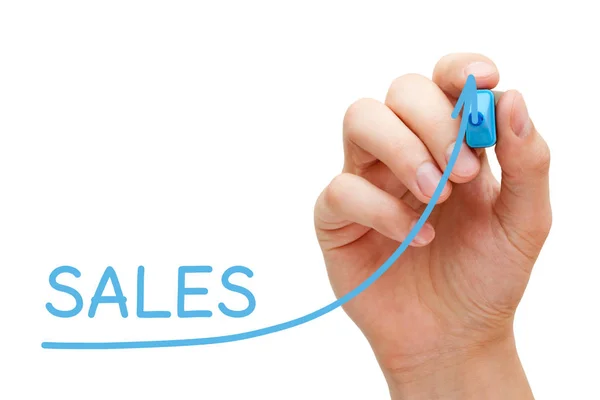 Sales Increase Graph Concept — Stock Photo, Image