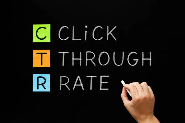 Click through Rate CTR Concepto — Foto de Stock