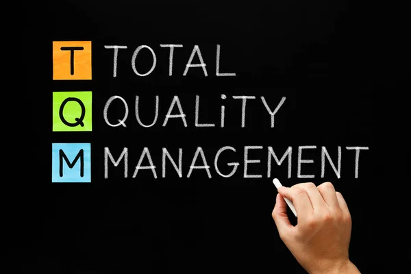 Tqm Total Quality Management Concept — Stockfoto