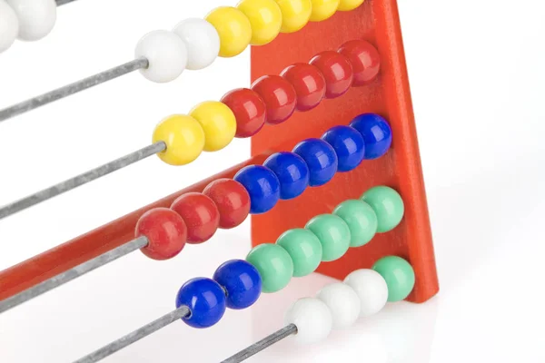 Gedetailleerde weergave van een abacus — Stockfoto