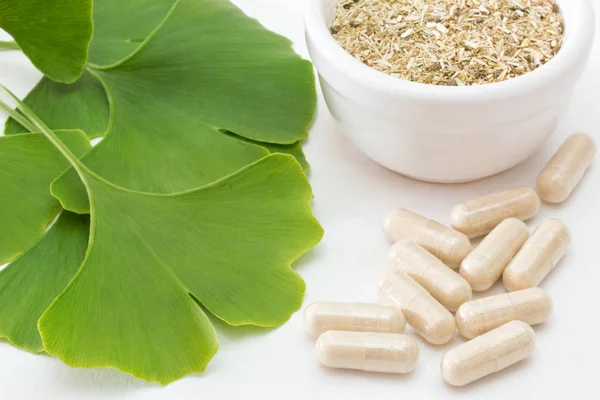 Capsules de ginkgo séché Image En Vente