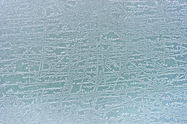 Gelo sul vetro — Foto Stock