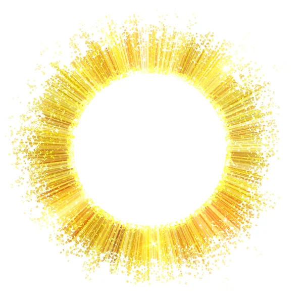 Altın sparkles ve yanıp söner — Stok fotoğraf