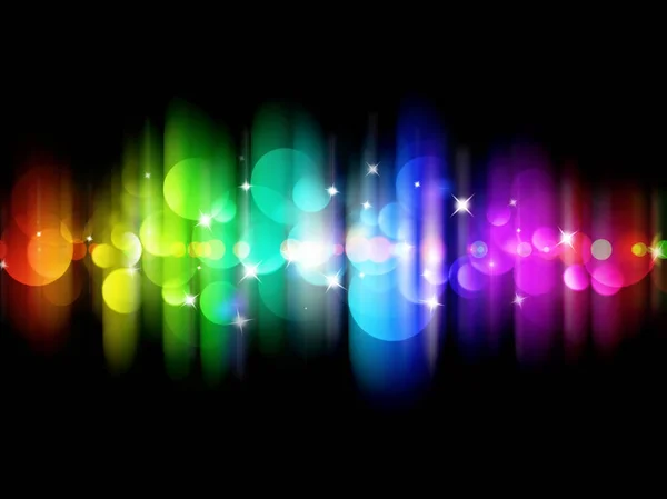 Luces borrosas de colores — Foto de Stock