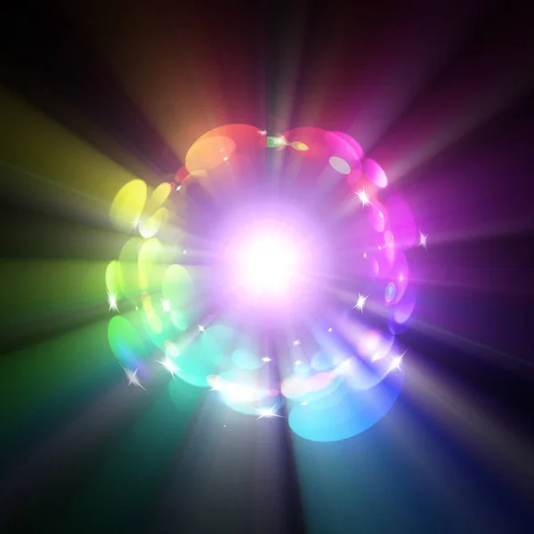 Blurred colored lights — Stock Photo, Image