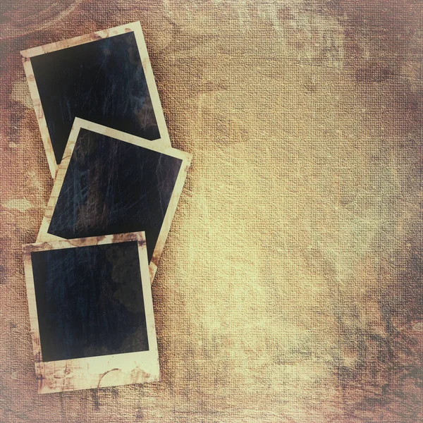 Polaroid frame op grunge — Stockfoto