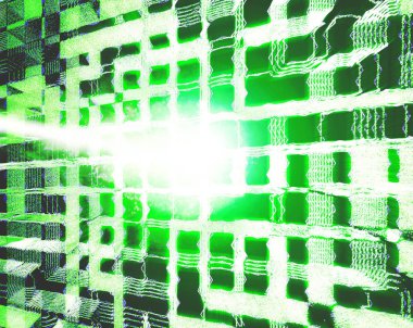 Yeşil şehircilik aydınlık arka plan