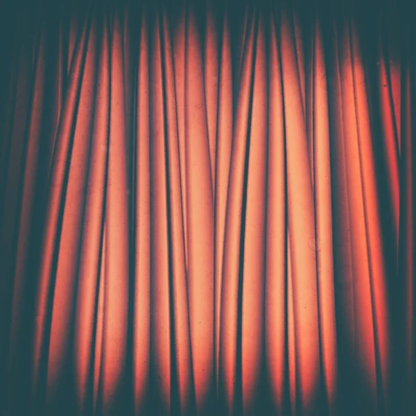 Red theater curtain — Stock Photo, Image