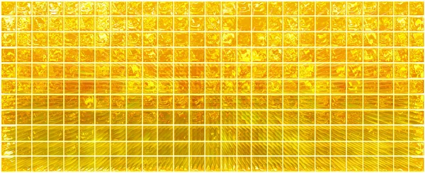 Banner der irisierenden goldenen Quadrate — Stockfoto