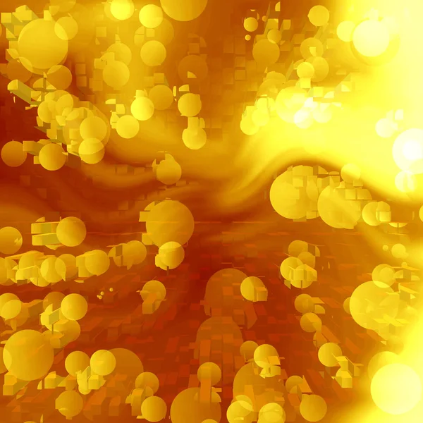 Luci sfocate su un dorato luminoso — Foto Stock