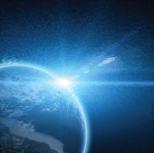 Kék bolygó Föld — Stock Fotó