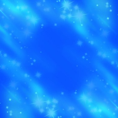 yumuşak bir mavi parlak parlayan