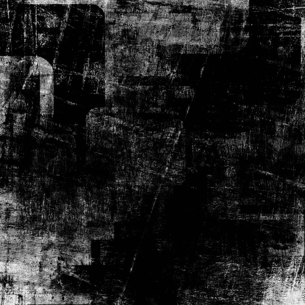 Schwarze und weiße Quadrate an der Grunge-Wand — Stockfoto