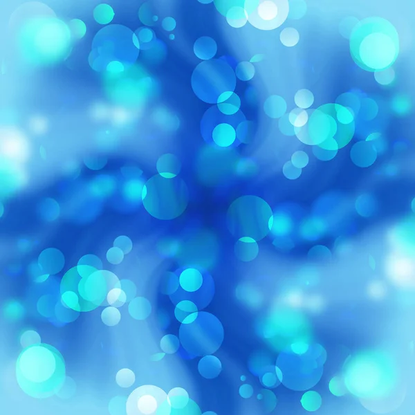 Blurred lights on a bright blue — Stock Photo, Image