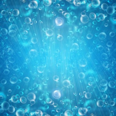 Mavi sularda kabarcıklar