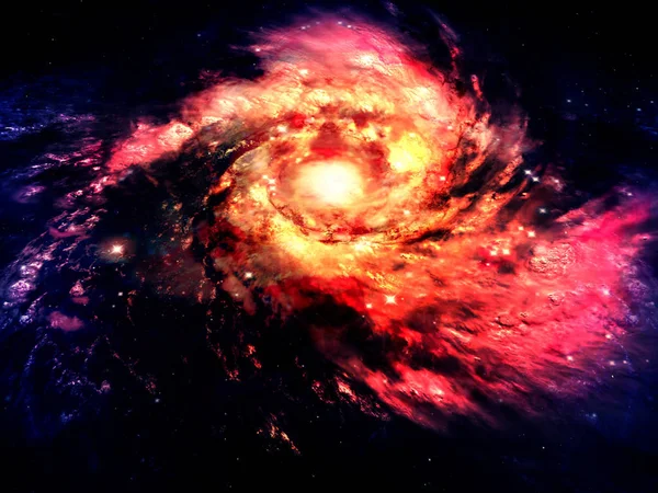 Galáxia espiral — Fotografia de Stock