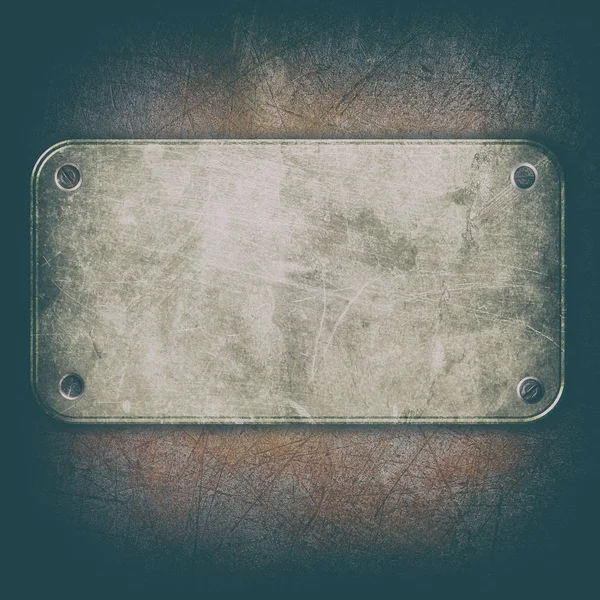 Metal plate — Stock Photo, Image