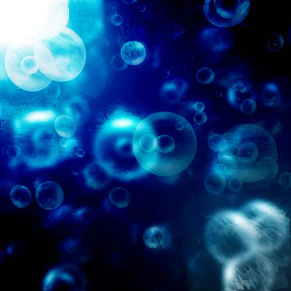 Hava kabarcıkları su — Stok fotoğraf