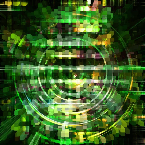 parlak renkli daireler şeritler