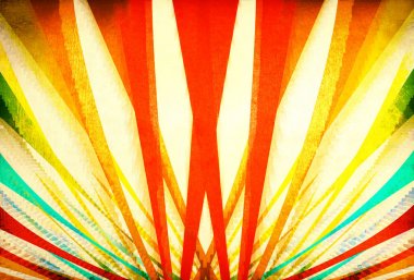 Çoklu renkli güneş ışınları grunge arkaplanı
