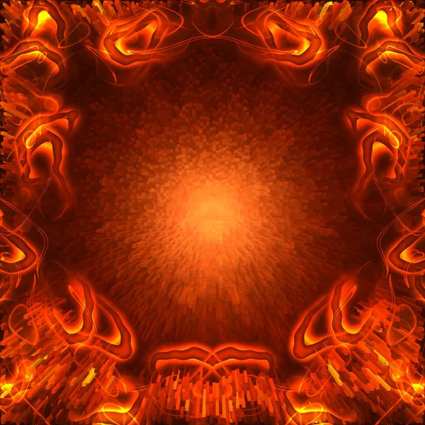 Frame van de brandende elementen — Stok fotoğraf