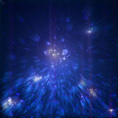 Koyu arkaplanda soyut mavi daireler