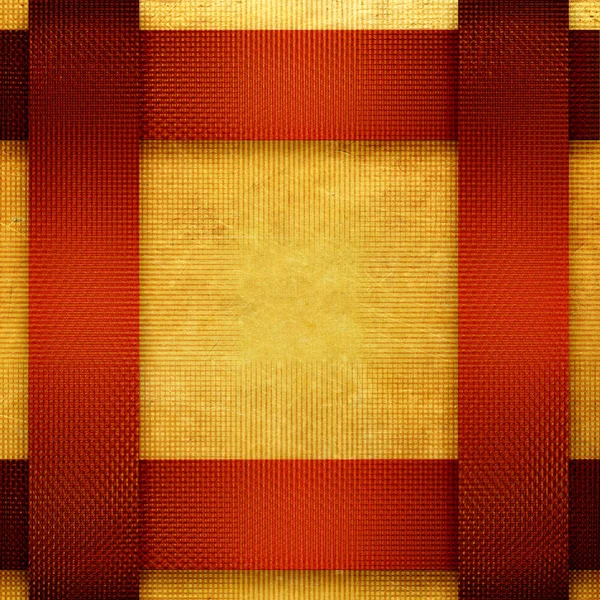 Χρυσό Φόντο Πλούσιο Κόκκινο Ribbo — Φωτογραφία Αρχείου