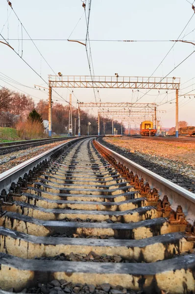 Weergave van spoorlijn — Stockfoto